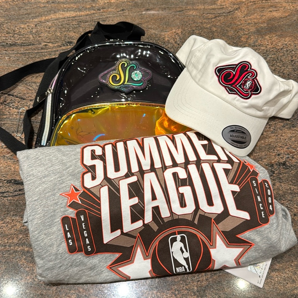 Summer League Backpack, TShirt and Hat